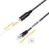 VoiceJoy 3.5mm Smartphone Headset to RJ9 Adapter Cable - 3.5mm Stereo Headphone Converter for Yealink IP Phones