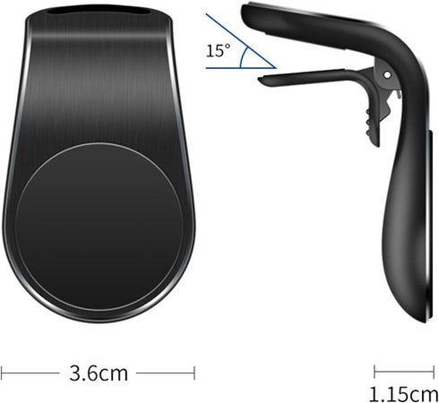 LONDRAF 360 Phone Holder, Magnetic Phone Holder for Car, Mobile Phone Navigation Magnetic Bracket, Adjustable Hands
