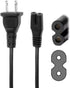 MDCGPower S90QY S80QY S80QR SPQ8-W AC Power Cord Cable Plug Lead Compatible with WiFi Sound Bar Subwoofer