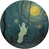 Vintage Ghost Sitting On A Swing Halloween Idea PopSockets Standard PopGrip