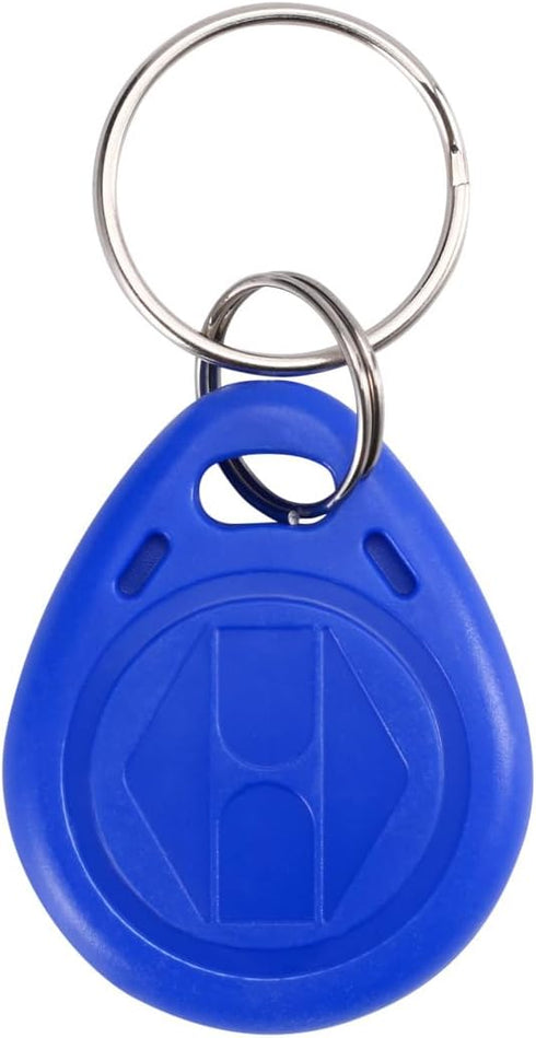 RFID ID Card Keyfob for Door Access Control, Proximity 125KHz Read Only Keychain ID Cards, Pack of 50pcs