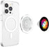 Autism Awareness Puzzle Piece Colorful Rainbow Splatter PopSockets MagSafe PopGrip for iPhone