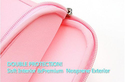 HannyBoo 9-10 Inch Tablet Sleeve Bag, Protective Neoprene Zipper Case for iPad, Galaxy Tab S3 - Light Blue