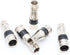(5PACK) F Type RG11 Cable Adapter Compression Coax Connectors with Push-up Pin for RG11 Wire