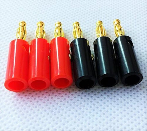 HIGHROCK 20 Banana Speaker Wire Cable Screw Plugs Connectors, 4mm