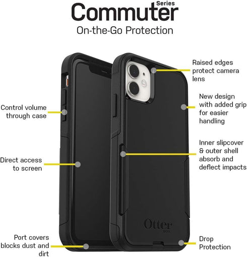OtterBox Commuter 11 Packaging Series Case for iPhone & iPhone XR (Only) - Retail - Black