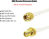 CORONIR 10ft SMA Extension Cable - SMA Male to Female for WiFi Antenna, Wireless LAN Router, Cellular Antenna, IP