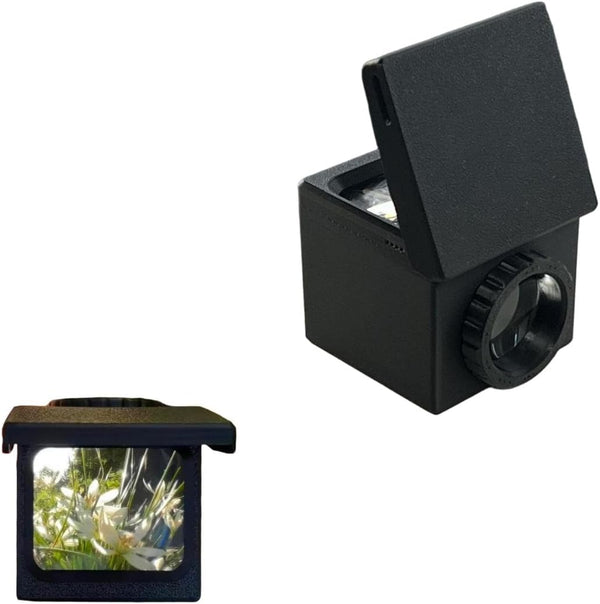 Generic DIY Waist-Level Viewfinder Kit with Fresnel Lens, Portable Optical View Finder for