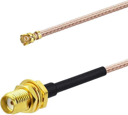 Bingfu Waterproof Active GPS Navigation Antenna, Adhesive Mount SMA Male with 15cm RG178 Coaxial Cable