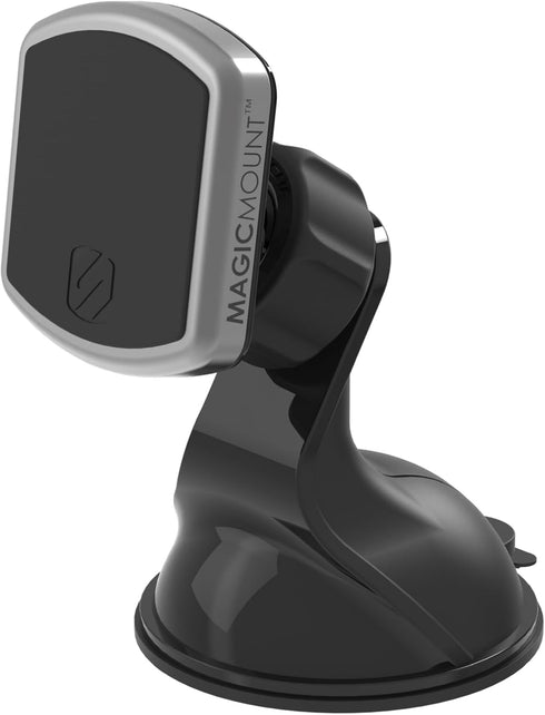 Scosche MPWDB MagicMount Pro Magnetic Car Phone Holder, Suction Cup, 360 Degree Adjustable Head