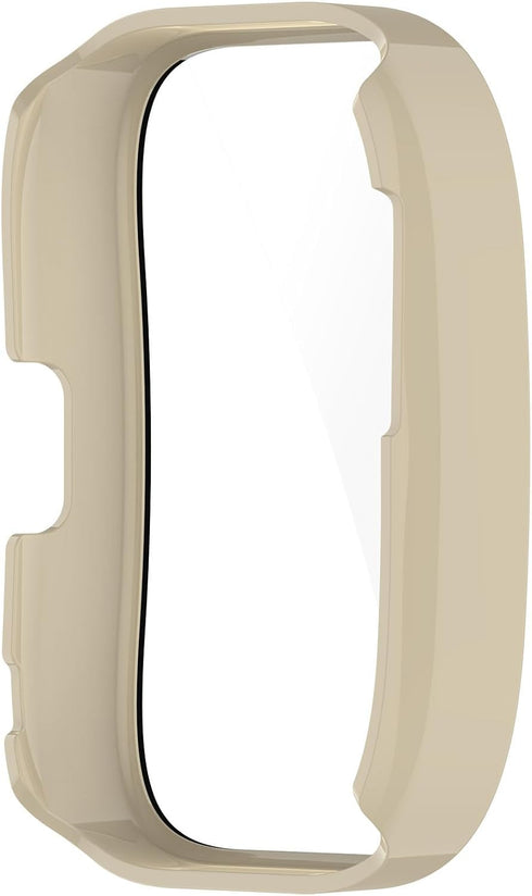 Protective Case for Amazfit Bip 5, All-Around Tempered Glass Bumper Full Cover Shell, 3 Pack C