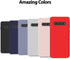 GOOSPERY Liquid Silicone Case for Samsung Galaxy S10 Plus, 6.4 inch Jelly Rubber Bumper Case, Blue Navy