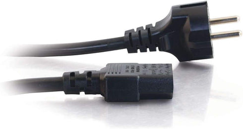 C2G/Cables to Go 03138 14 AWG European Power Cord, Black, 2.5 Meters/8.20 Feet