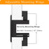 TV Cord Hider for Wall Mount TV, In Wall Cable Hider with 1.1 inch Silicone Pass Through, Black, Pack of 2