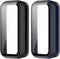 Case for Amazfit Band 7 - PC Protective Cover with Tempered Glass Film, Smartwatch Screen Protectors Accessories