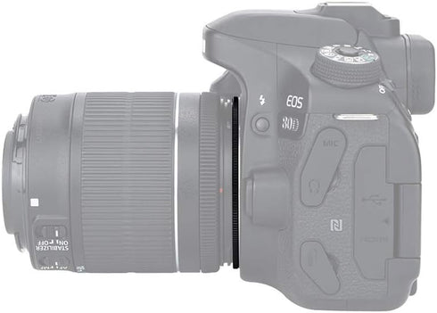 58mm Macro Lens Reverse Ring Adapter for Canon EOS Rebel T6 T7 T5 SL3 SL2 with EF-S 18-55mm Kit Lens