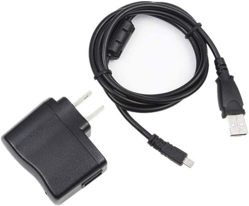 5V USB AC Power Adapter Battery Charger Cord for Sony Cybershot DSC-W810 DSC-W830