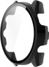 Smartwatch Full Coverage PC Protective Case with Tempered Glass for Garmin Forerunner 165/165 Music (Black)