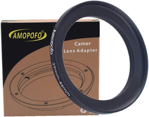 39mm to 46mm Camera Filters Ring, Compatible with 39mm Lenses or 46mm UV CPL Filter Accessory