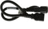 CablesAndKits 2ft C14 C13, 18 10A 250V AC Power Cord IEC to AWG, Computer Power Cable Extension for PC, Monitor