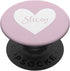 Stacey Pink Name Heart Love Woman Girl Friend Personalized PopSockets Standard PopGrip