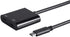 Monoprice Select Series USB-C to Mini DisplayPort & USB-C (F) Dual Port Adapter