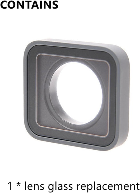 Replacement Lens Cover for Gopro Hero 5/6/7, Protective Glass Lens Repair Parts Compatible with Gopro Hero 5 6 7 Black