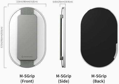 Sinjimoru for MagSafe Grip, Magnetic Phone Grip for MagSafe Stand, Strong Magnetic Phone Holder for iPhone 15 14 13 12