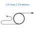 90-Degree 11.5ft weishan USB C Dash Cam Power Cord, USB to USB-C Charging Cable for Dashcam Rear View Mirror Camera