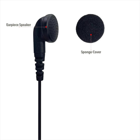 Ear Bud Earphone Headset PTT Mic Earpiece for Motorola DLR110 SL300 SL8550e SL1600 SL2600 SL3500E SL7000E TLK100 Radio