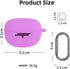 TSVSXS 3 in 1 Silicone Case Compatible with Bose Ultra Open Earbuds with Keychain, Soft Protective Cover with Cleaning