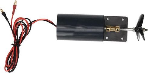 Hosi 545 50T Brushed Motor, Waterproof High Efficiency RC Underwater Thruster Impact Performance for Duck Boat (CCW)