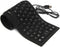 Foldable Silicone Keyboard, USB Waterproof Travel Gaming Wired Keyboard, Full Size Compatible with Windows, PC, Mac