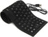 Foldable Silicone Keyboard, USB Waterproof Travel Gaming Wired Keyboard, Full Size Compatible with Windows, PC, Mac