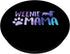 Weenie Mama Dachshund Dog Mom Cute Doxie Wiener Dog Women PopSockets Swappable PopGrip