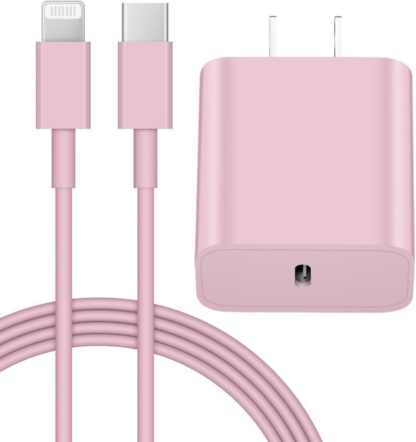 iPhone 14 13 12 Fast Charger 20W PD USB C Wall Charger with 6FT Fast Charging Cable for iPhone 14/14 Pro/14 Pro Max/14