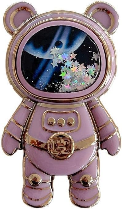 WLngtv Cute Astronaut Phone Stand Holder, Universal Compatibility, Adjustable Stand, Hidden Kickstand, 3D