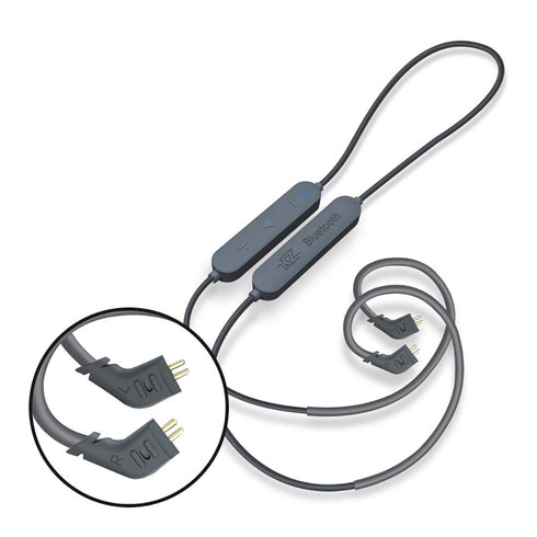 erjigo KZ HD Bluetooth Headphone/Earphone - Wireless Cable with Microphone Replacement for (B PIN)