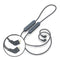 erjigo KZ HD Bluetooth Headphone/Earphone - Wireless Cable with Microphone Replacement for (B PIN)