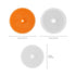 MovFlax 200 0.5 (200, 0.5 Pcs White Plastic Gears Module Gears for DC Motor DIY Model Toys RC Car Robot Gear