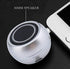 Mini Speaker with 3.5mm Aux Input Jack, 3W Loud Portable Speaker for iPhone, iPod, iPad, USB Rechargeable (Silver)