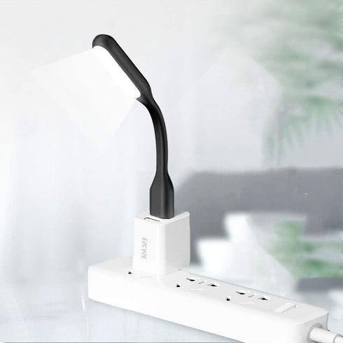 USB LED Light Lamp for Power Bank, Portable Eye Care Mini Night Light with Flexible Arm, USB Gooseneck Reading Lamp,
