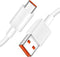 Jelanry USB C Cable, 6.6ft, 120W HyperCharge, 6A Fast Charging for Xiaomi Pad 5/14/13/12 Pro, Redmi Note 11 Pro 5G.
