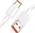 Jelanry USB C Cable, 6.6ft, 120W HyperCharge, 6A Fast Charging for Xiaomi Pad 5/14/13/12 Pro, Redmi Note 11 Pro 5G.