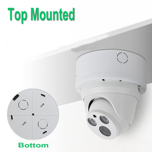 2 Pack Universal Camera Junction Box, Outdoor Bullet Security Camera Mount Box, Bracket Hide Cable, Base Junction Box
