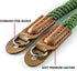 Camera Rope Strap 100cm Soft Cotton Vintage Neck Shoulder Belt Strap for Mirrorless and DSLR Camera (Army Green)