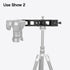 koolehaoda 300mm Lengthened Quick Release Plate Clamp Rail, Nodal Slide Bracket Mount Adapter, Compatible Arca Swiss