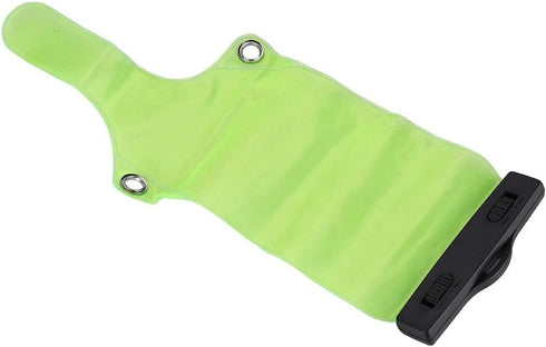 Portable Waterproof Radio Case, PVC Two Way Radio Holder with ABS Clip, Adjustable Elastic Band for Walkie Talkie