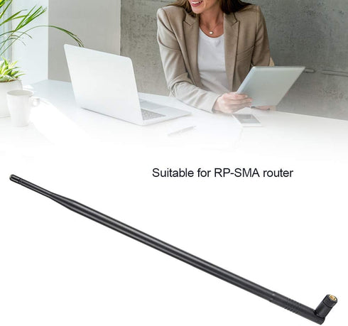 12DBi Antenna, 2.4G/5G Dual Band High Gain Long Range Antenna with RP SMA Connector for Network Routers