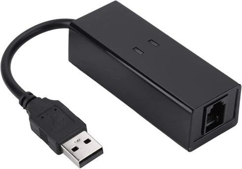 RJ11 to USB Adapter, Fax Modem USB Windows 10, External Dial Up Voice Fax Data Modem for Win7/Win8/Win10